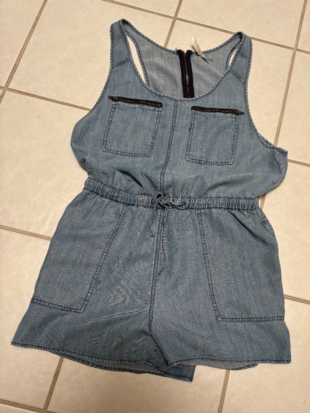 Gentle Fawn Jean Shorty Romper